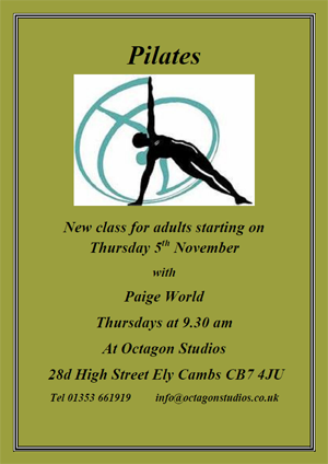 Pilates Class - Thursdays @ 9.30am